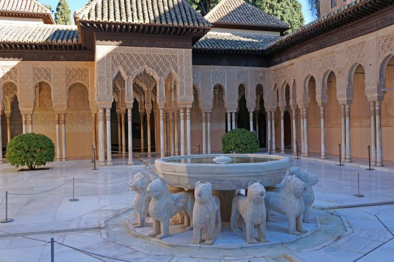 Lion fountain in the Nasrid Palace